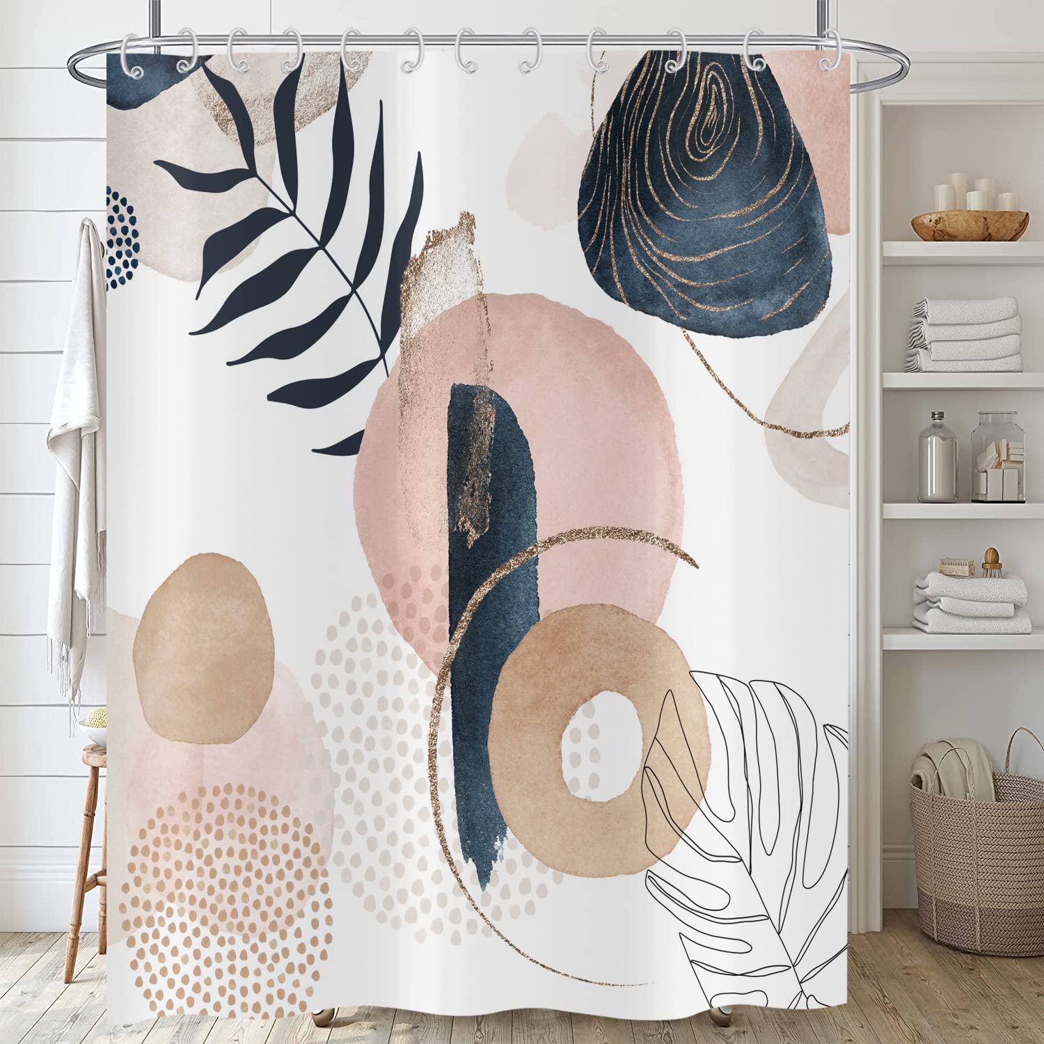 ASDCXZ Boho Style Shower Curtain 180x180 cm - Image 4