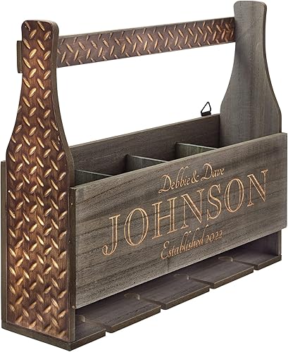 Let's Make Memories Botellero de madera personalizado Un brindis por el amor - Boda - Recién casado