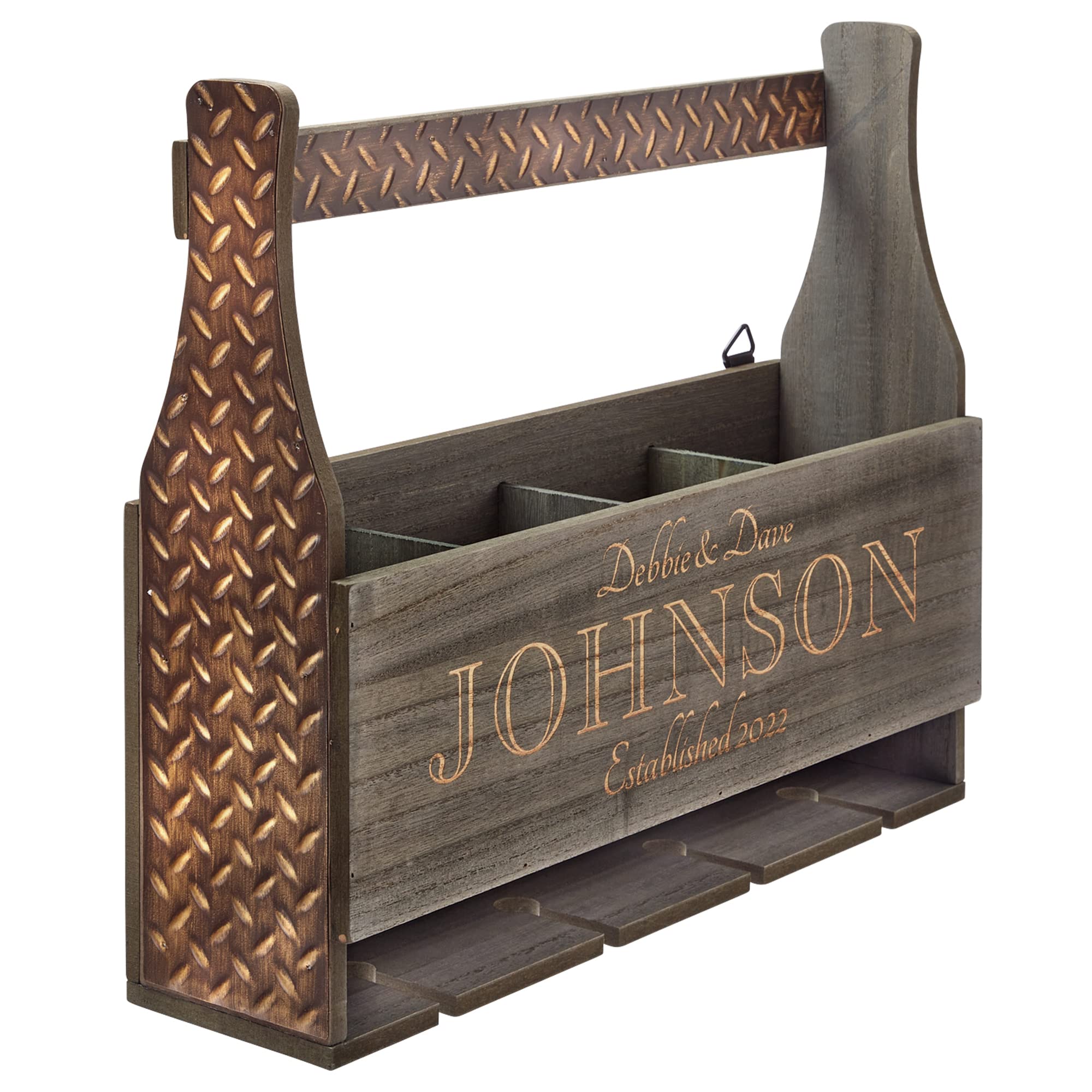 Let's Make Memories Personalized A Toast to Love Wood Wine Rack - Wedding Shower - Newlywed