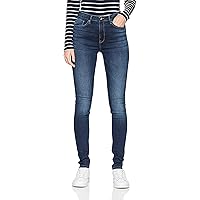 ONLY Paola HW Sk Denim Jeans Noos Skinny Donna, Blu (Dark Blue Denim)