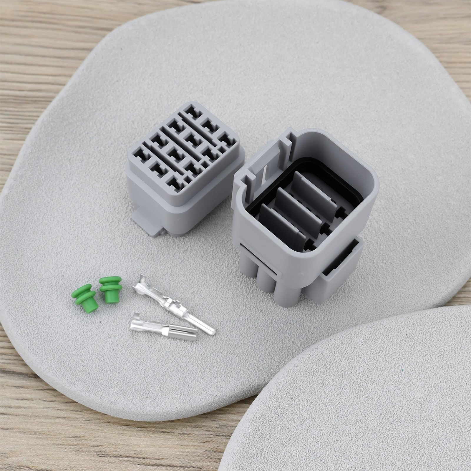 3 X Connecteur Fiches ÉTANCHE Pour Cable Auto / Moto / Quad / Bateau 12 Volt 12v