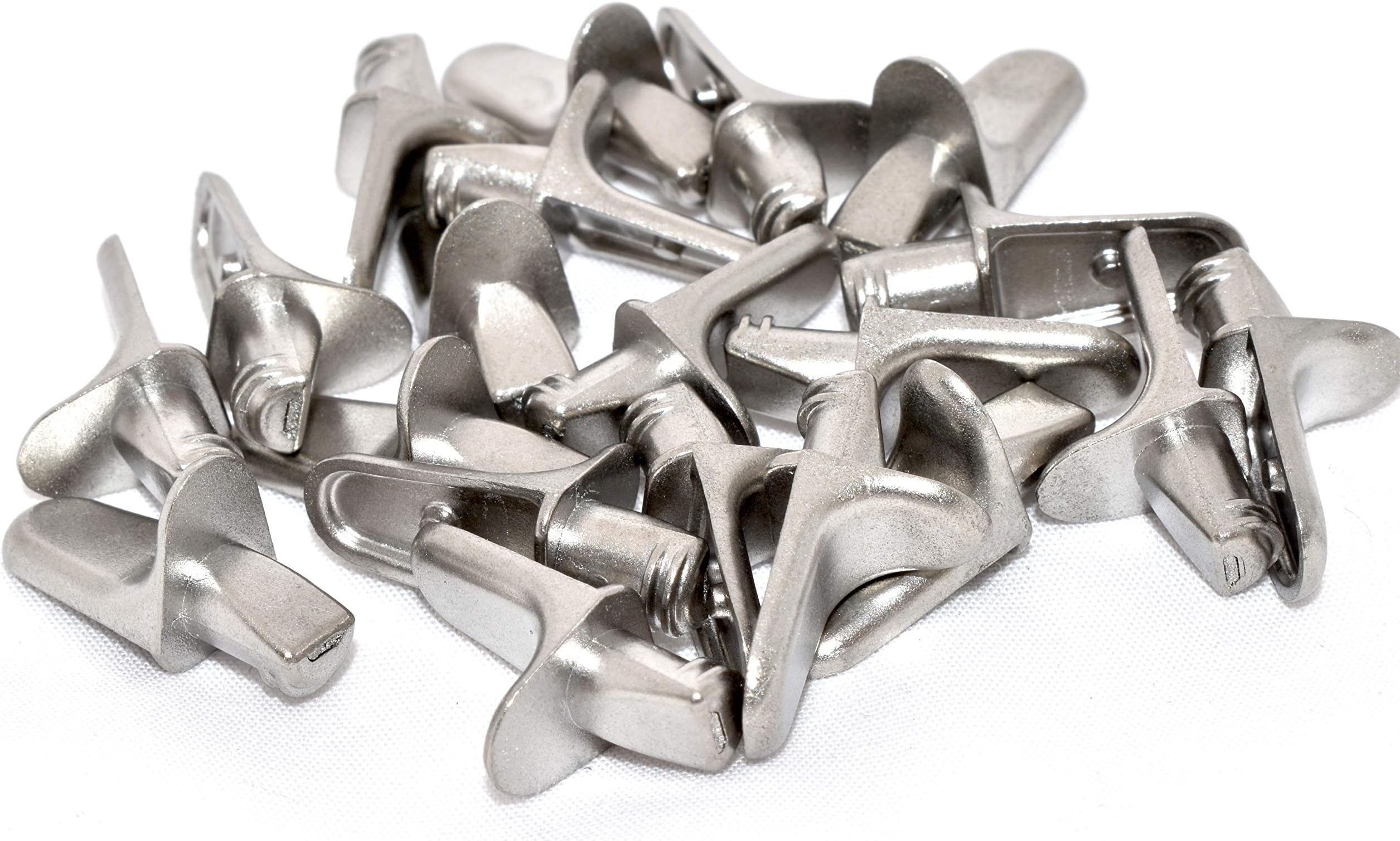 ecoMIM 5 mm Shelf Support Peg/Pin Bracket Stainless Steel 20 Pack