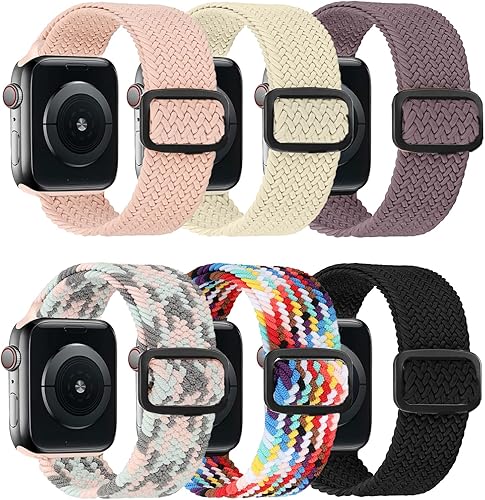 Miniatura 8 de Correa elástica ajustable compatible con Apple Watch de 1.496 pulgadas, 1.575 pulgadas, 1.614 pulgadas, 1.654 pulgadas, 1.732 pulgadas, 1.772