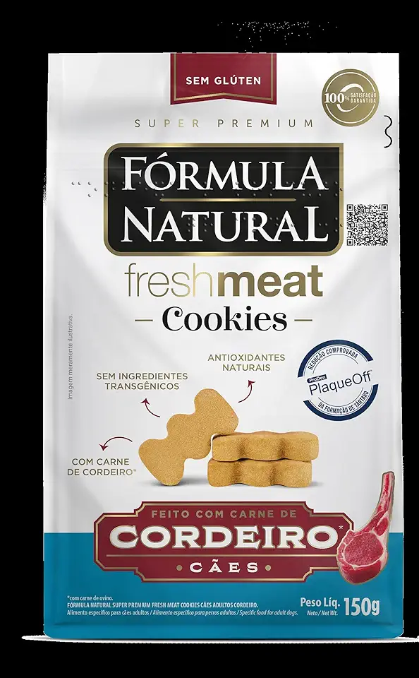 Fórmula Natural Cookies Para Cães Adulto Cordeiro 150g
