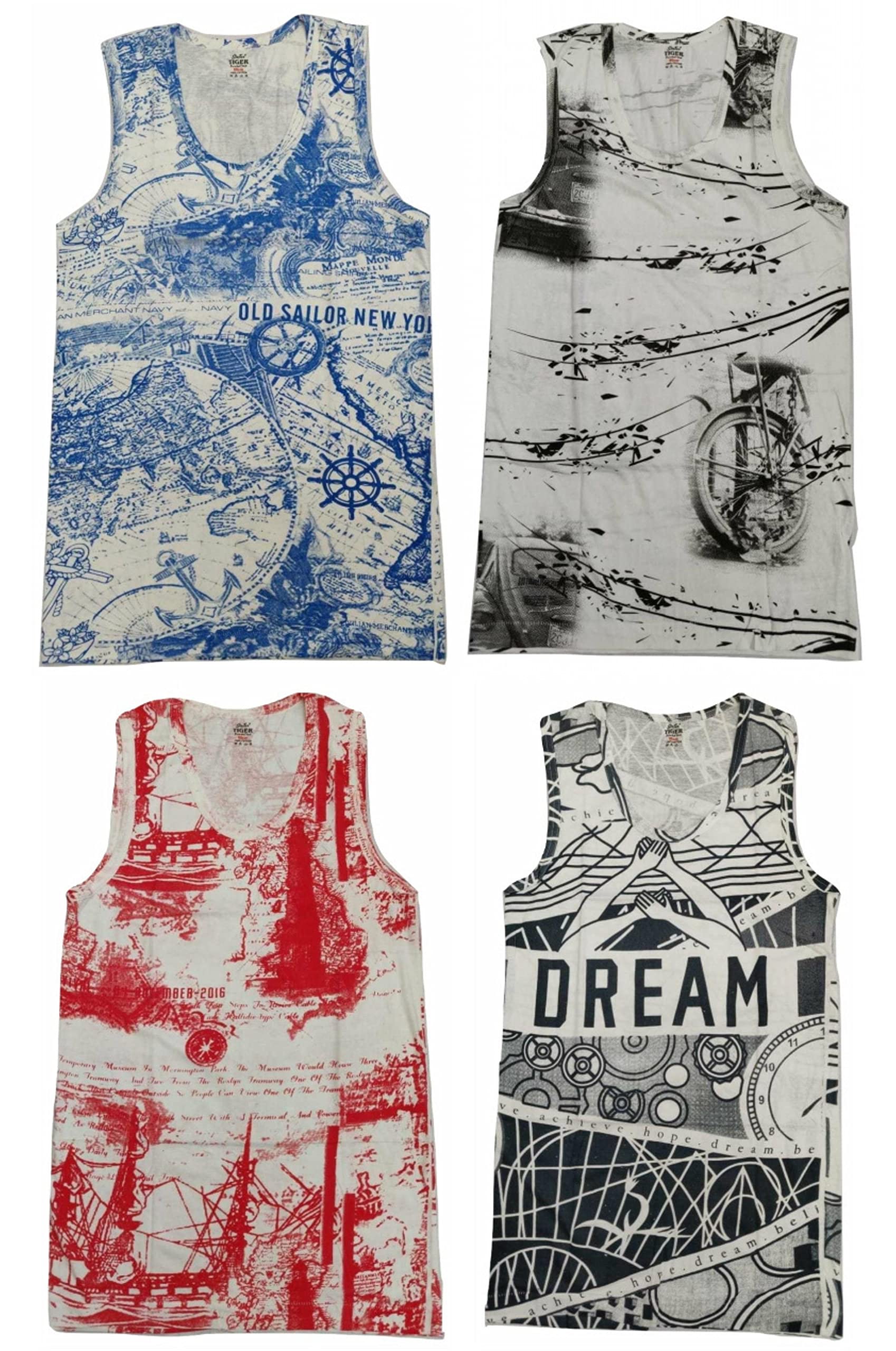 Ganesh Creations Mens Sirtex Printed Cotton Regular Fit Vest for Men & Boys|Mens Vest (Pack of 4)-picture-44