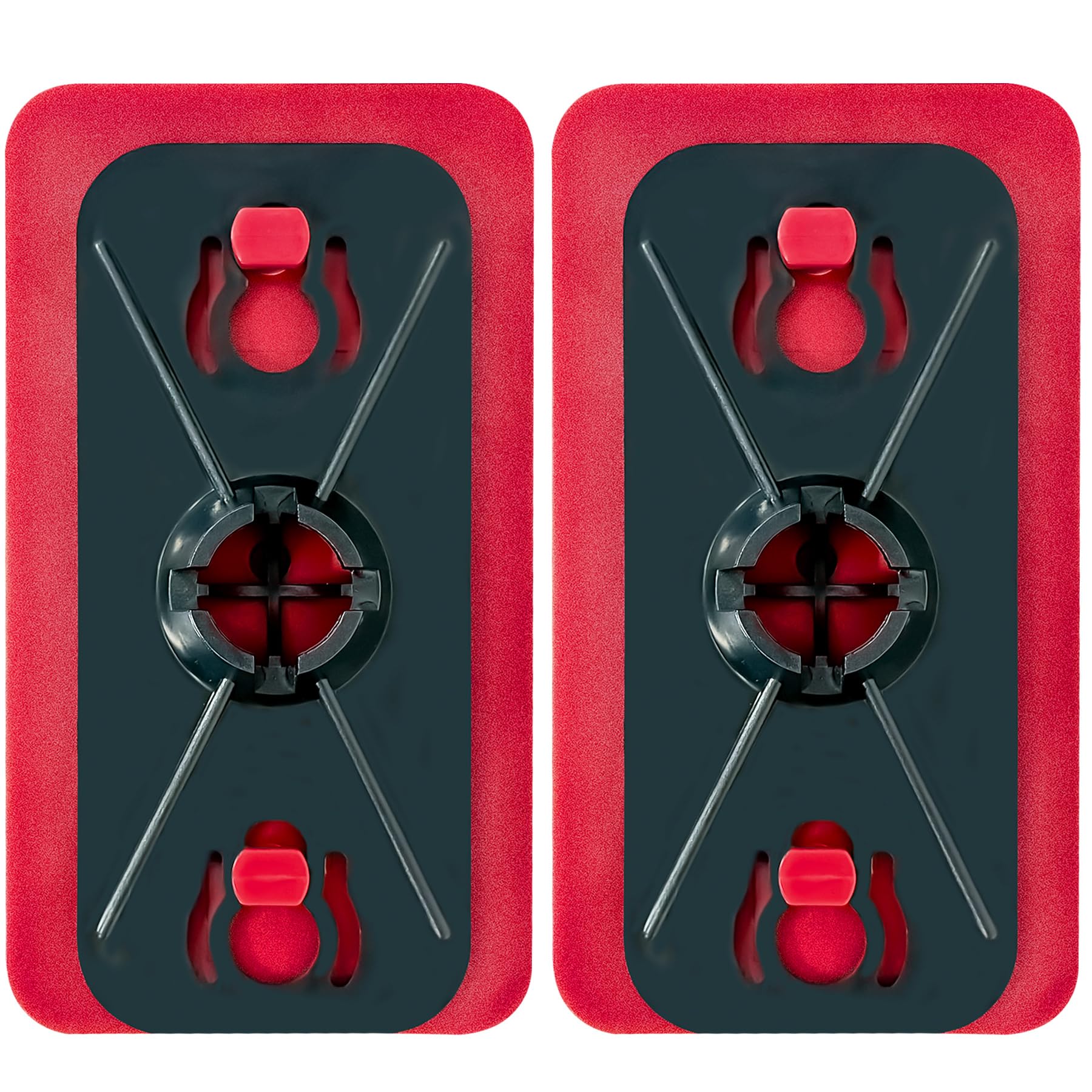 Paquete de 2 unidades de montaje de barrera a prueba de polvo, 2 cabezales y 2 placas superiores, fácil de reemplazar, diseño duradero para una protección duradera