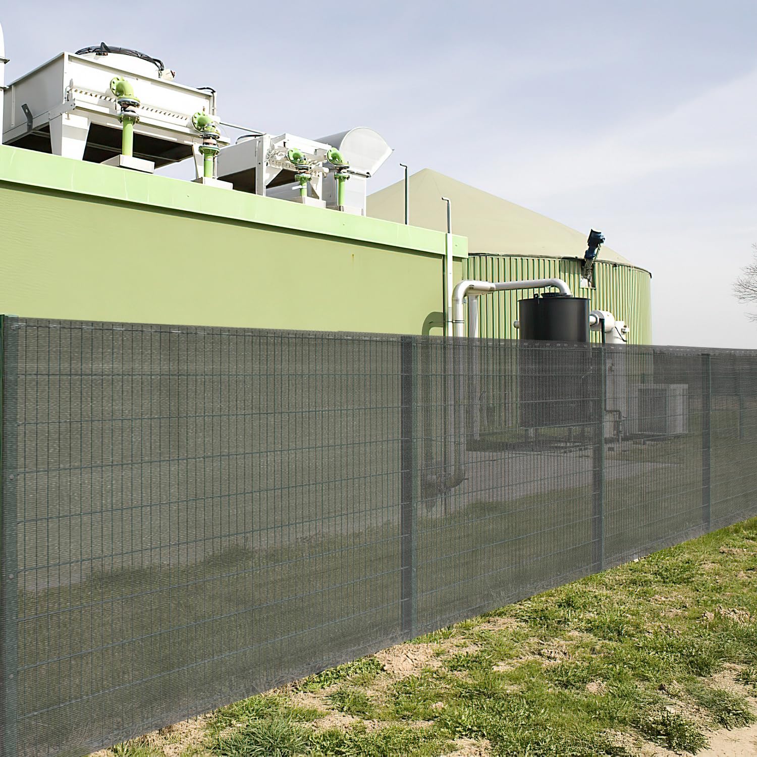 Ikodm Privacy 1,5 x 20 m, protezione da sguardi indiscreti per balcone, 150 g/m², HDPE, tessuto ombreggiato, protezione dal vento, antipolvere, protezione solare, pannello oscurante per recinzioni,