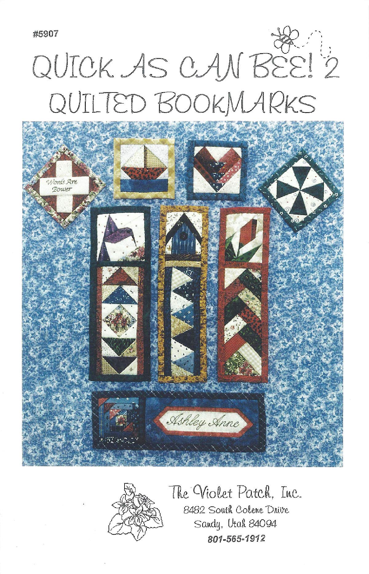 Quilted Bookmark Pattern FREE Quilt Patterns