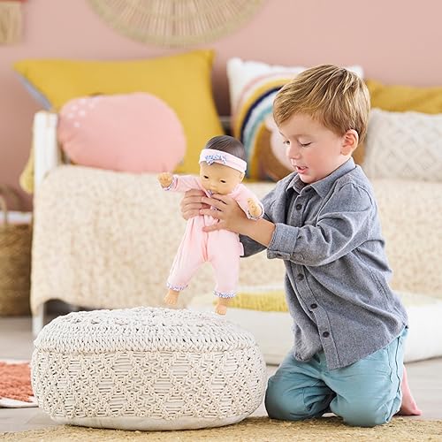 Miniatura 6 de Corolle Bébé Calin Mila - Muñeca bebé niño suave de 12" con aroma a vainilla, atuendo rosa y ojos para dormir para niñas de 18 meses en adelante,