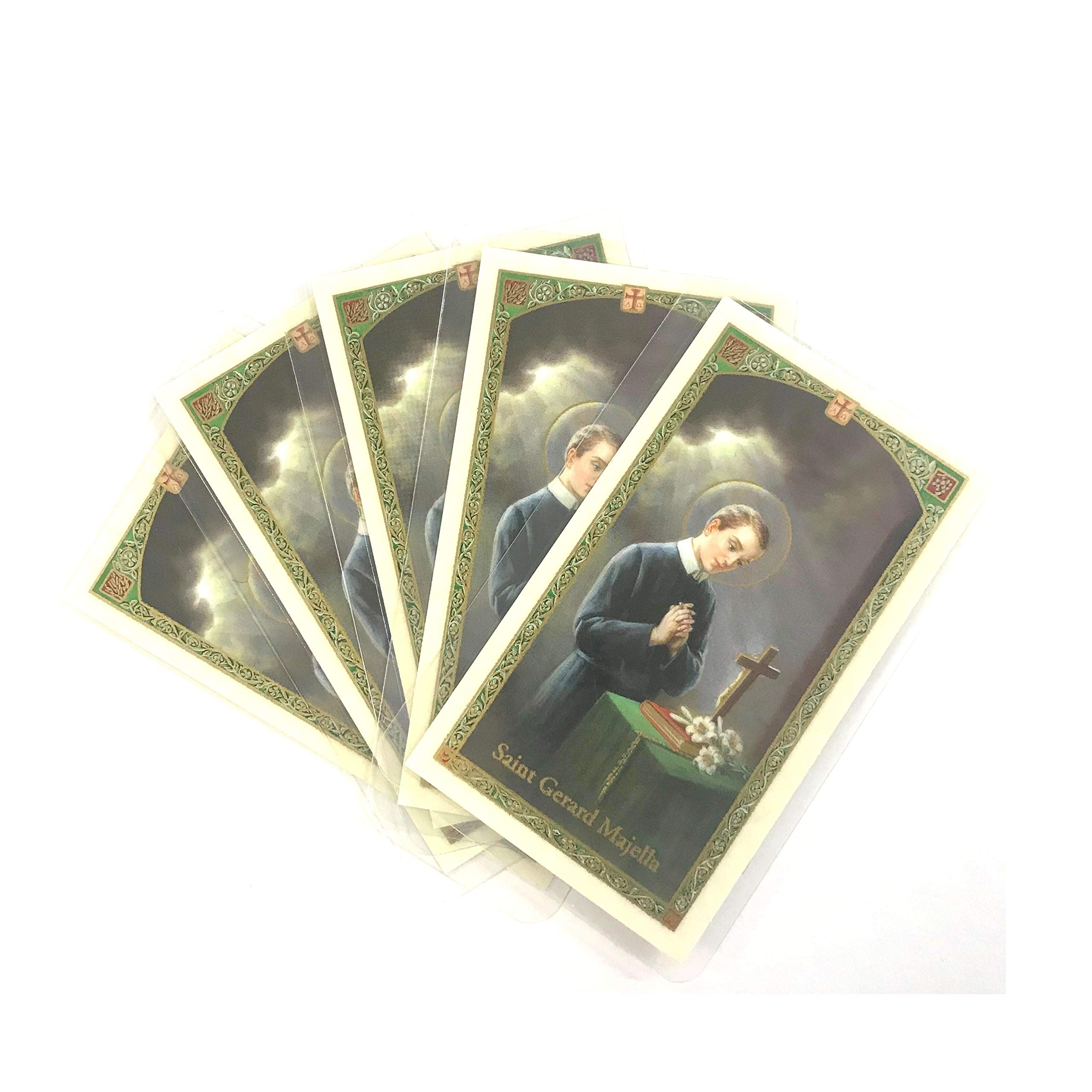 Prayer Cards For Kids Saint Gerard - Laminated Prayer Card With Medal ...