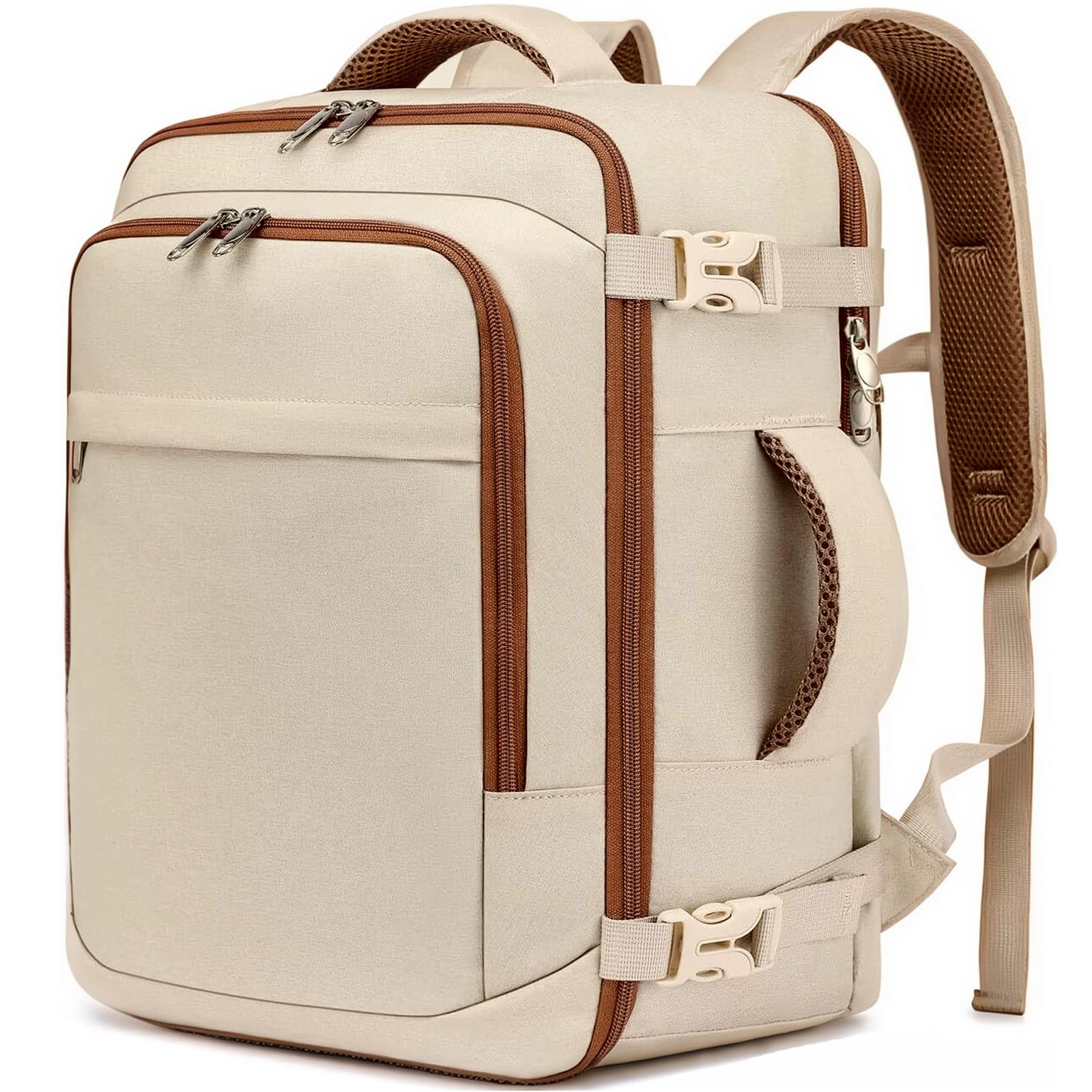 Handgepäck Rucksack Handgepäck Rucksack für Flugzeug Klein Reiserucksack Unter Sitz Handgepäck Tasche für Weekender Kurze Tirp für Herren und Damen,Schwarz