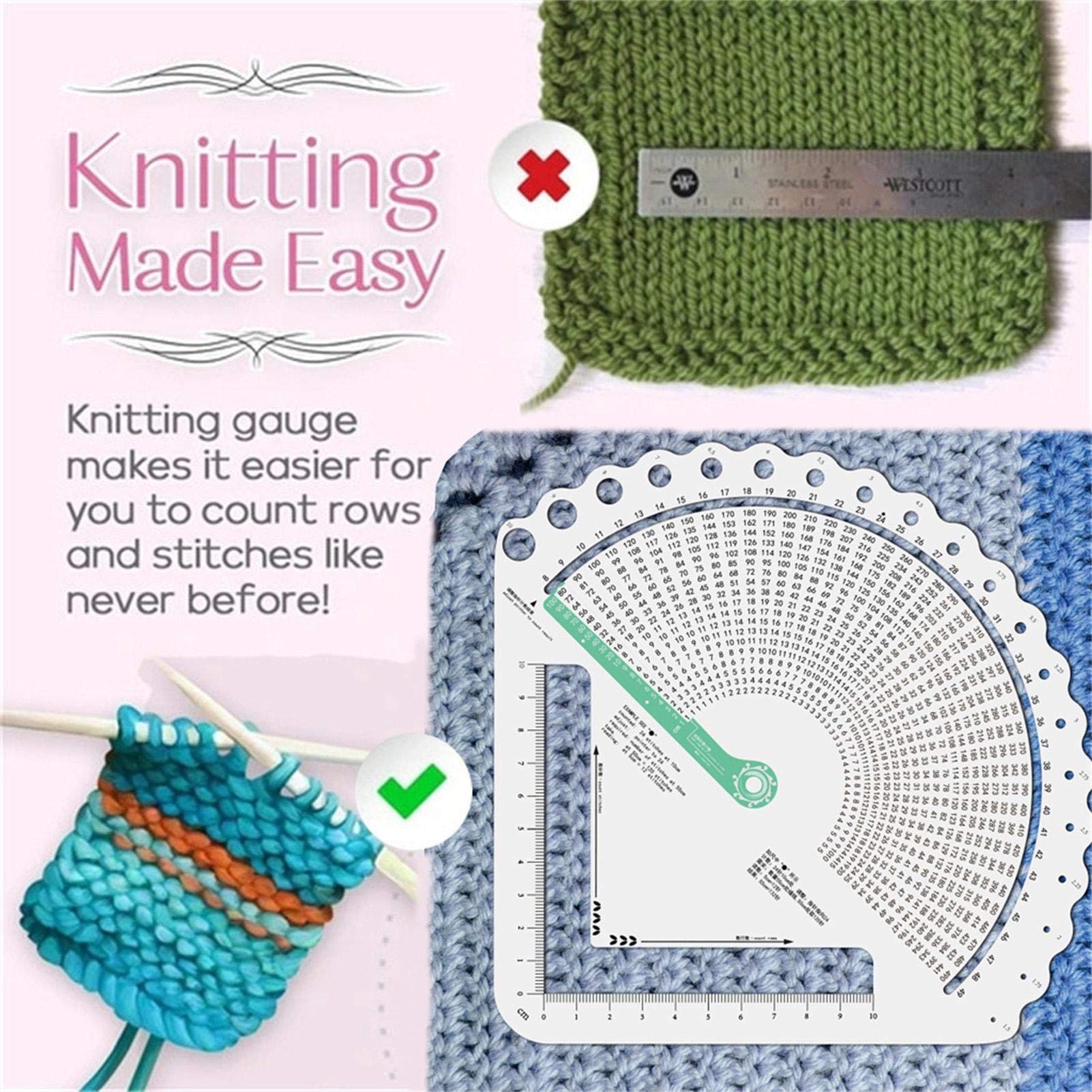 Stitch Counter Breien Calculator - Breien Gauge Converter Accessoires Weave Craft Naaien Breien Calculator Trui Heerser Telframe, Spanning Calculator Tool