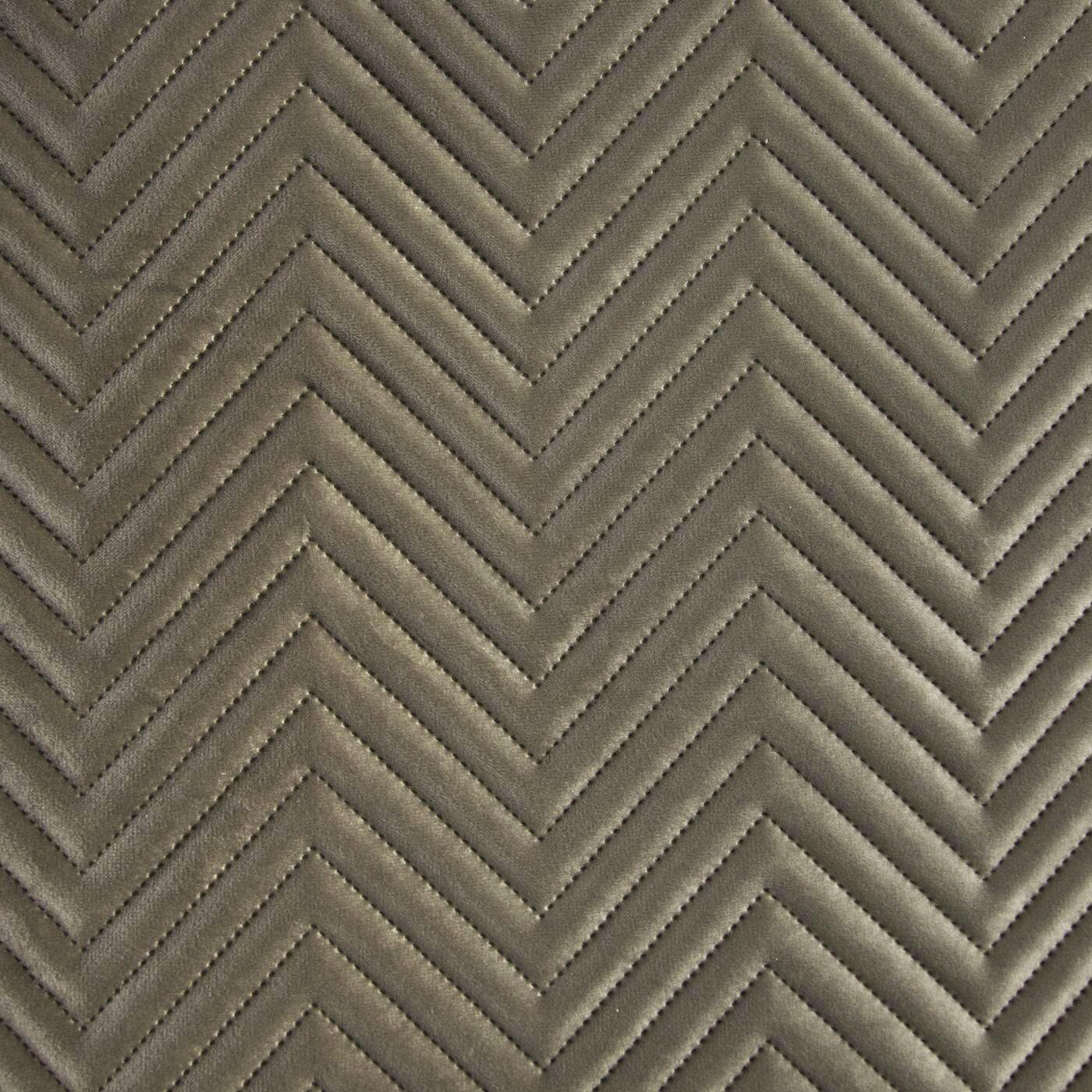 Eurofirany Zweiseitige Tagesdecke aus Samt & Mikrofaser, gesteppt – Für Bett & Sofa Sofia braun 230x260 cm