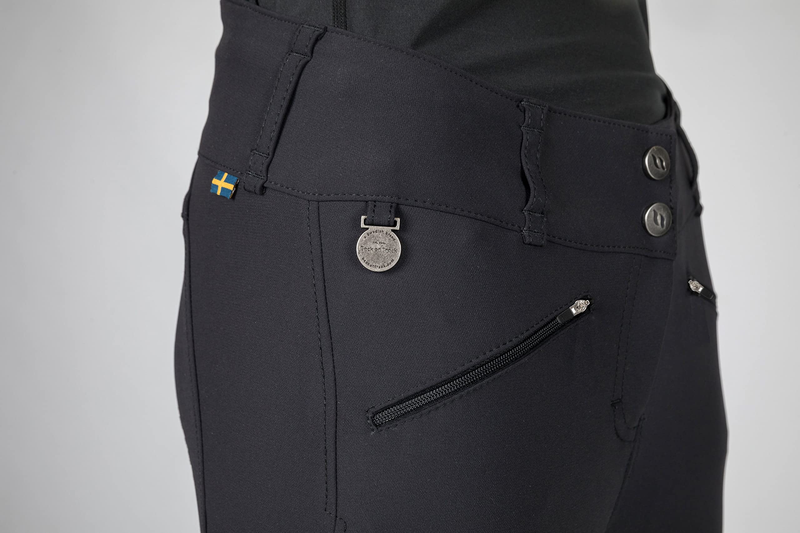 Back on Track Damen Reithose Katie W's Vollbesatz schwarz Gr. 38