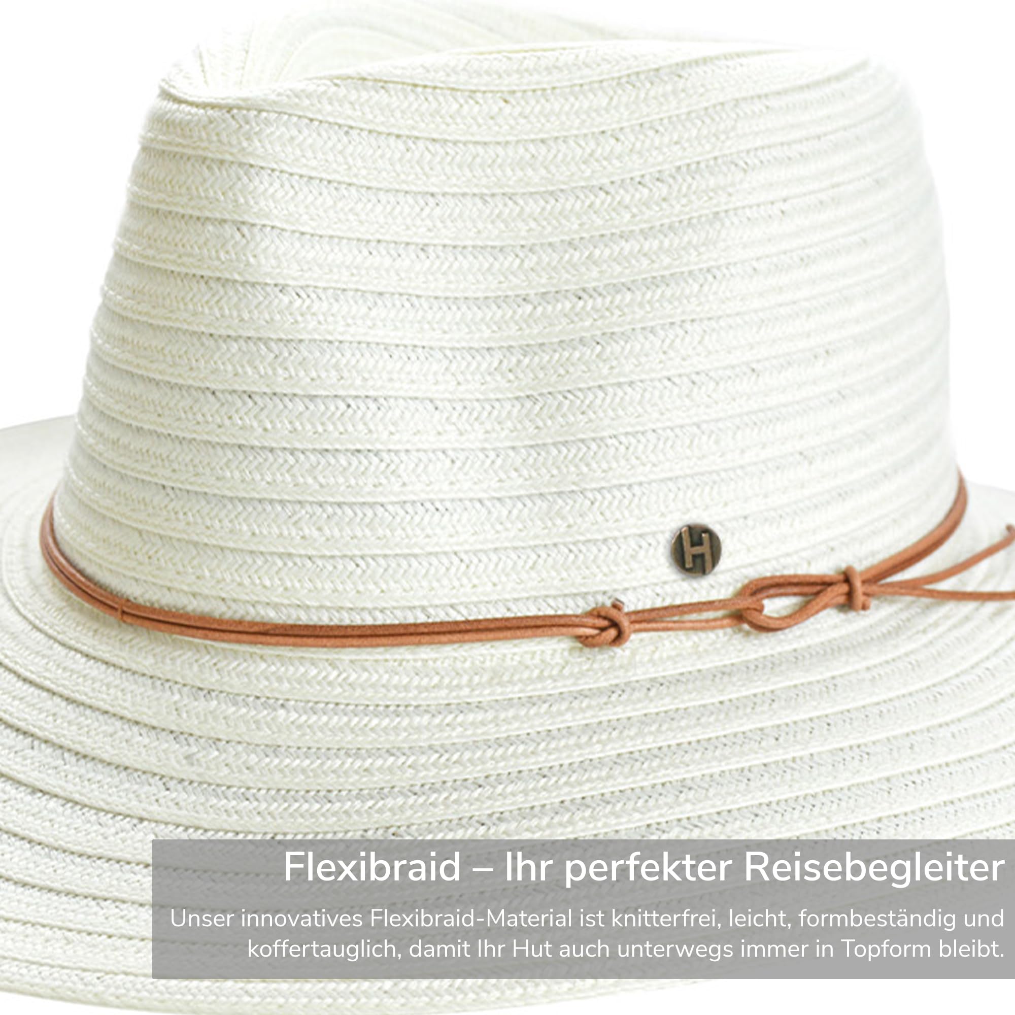 Cabana Fedora Hut Damen UV Schutz Sonnenhut Faltbar