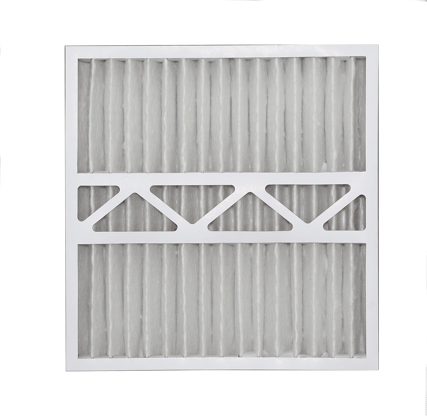 Aerostar 19x20x4 1/4 MERV 8 Pleated Replacement Air Filter for Bryant Carrier FILCCFNC0021, 2 Pack (Actual Size: 19 1/8" x 19 7/8" x 4 1/4")