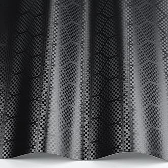Lypumso Honeycomb Carbon Fiber Vinyl Wrap, Hex Pattern Vinyl Car Wrap with Air Release Technology, Self-Adhesive DIY Auto Exterior Interior Decor Film Sticker (Matte Black, 1ft x 5ft)