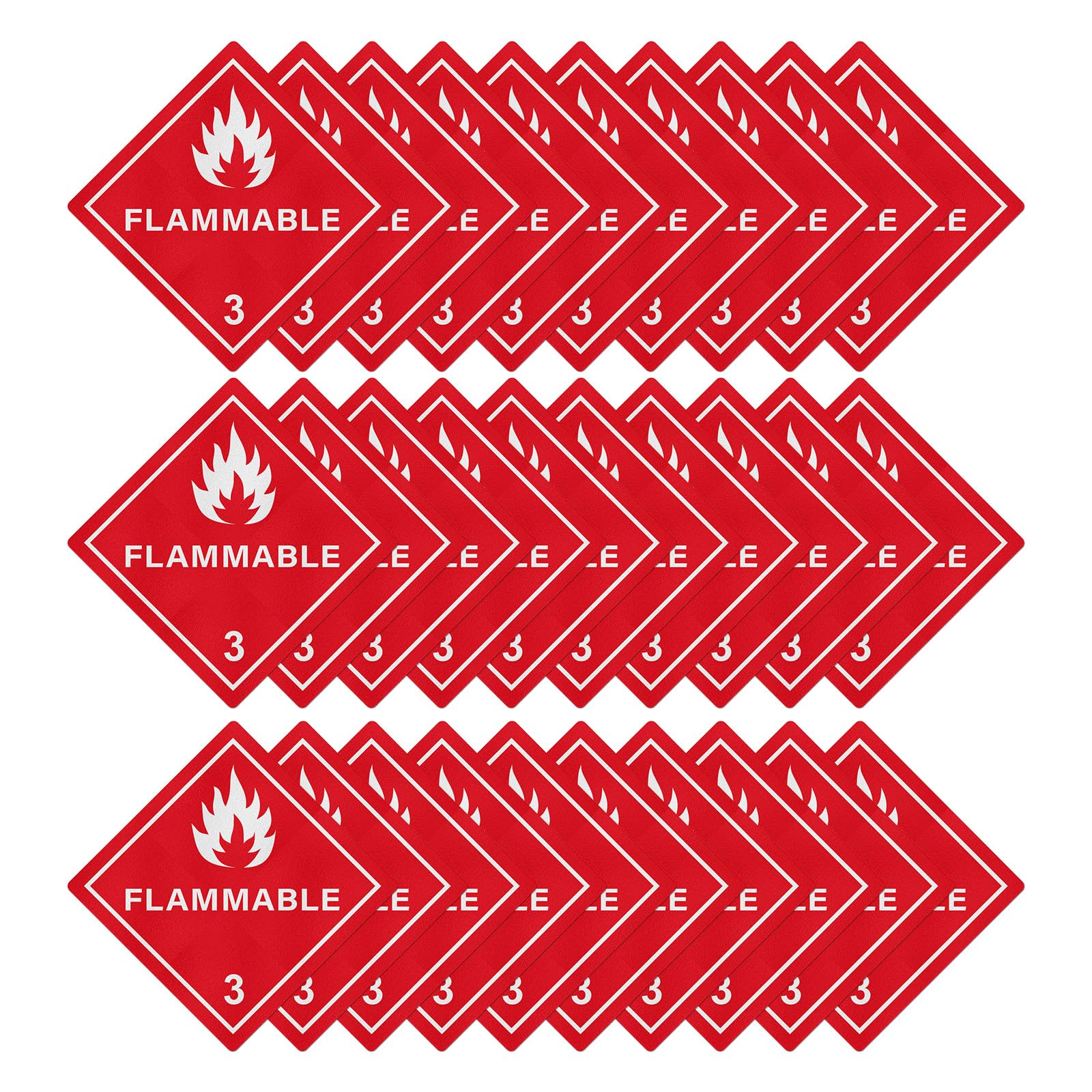 Autocollants liquides inflammables classe 3 pour sécuriser vos fûts