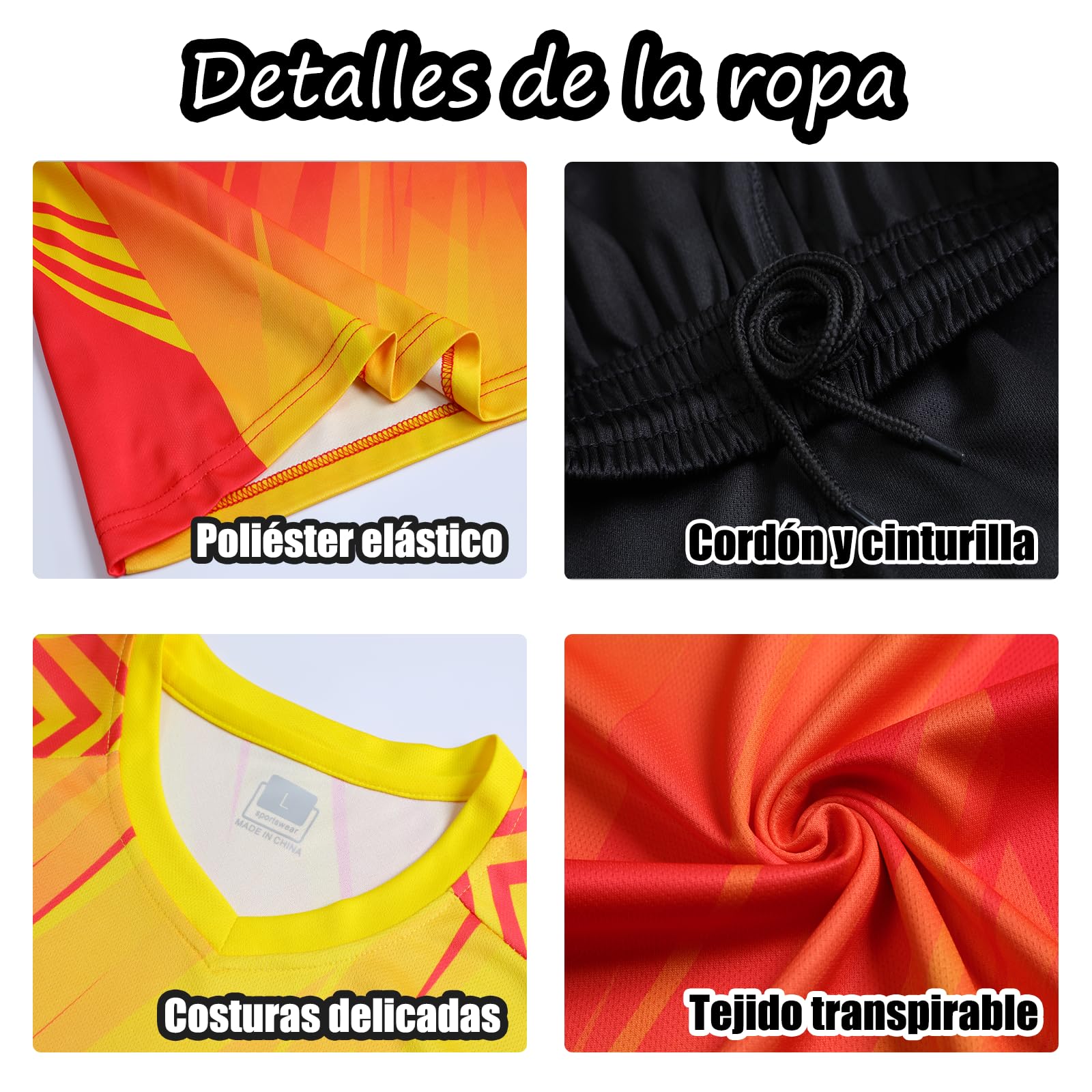 OPUTWDF Equipacion Futbol Niños Personalizada Camisetas Futbol Niño con Tu Nombre y Número Equipación