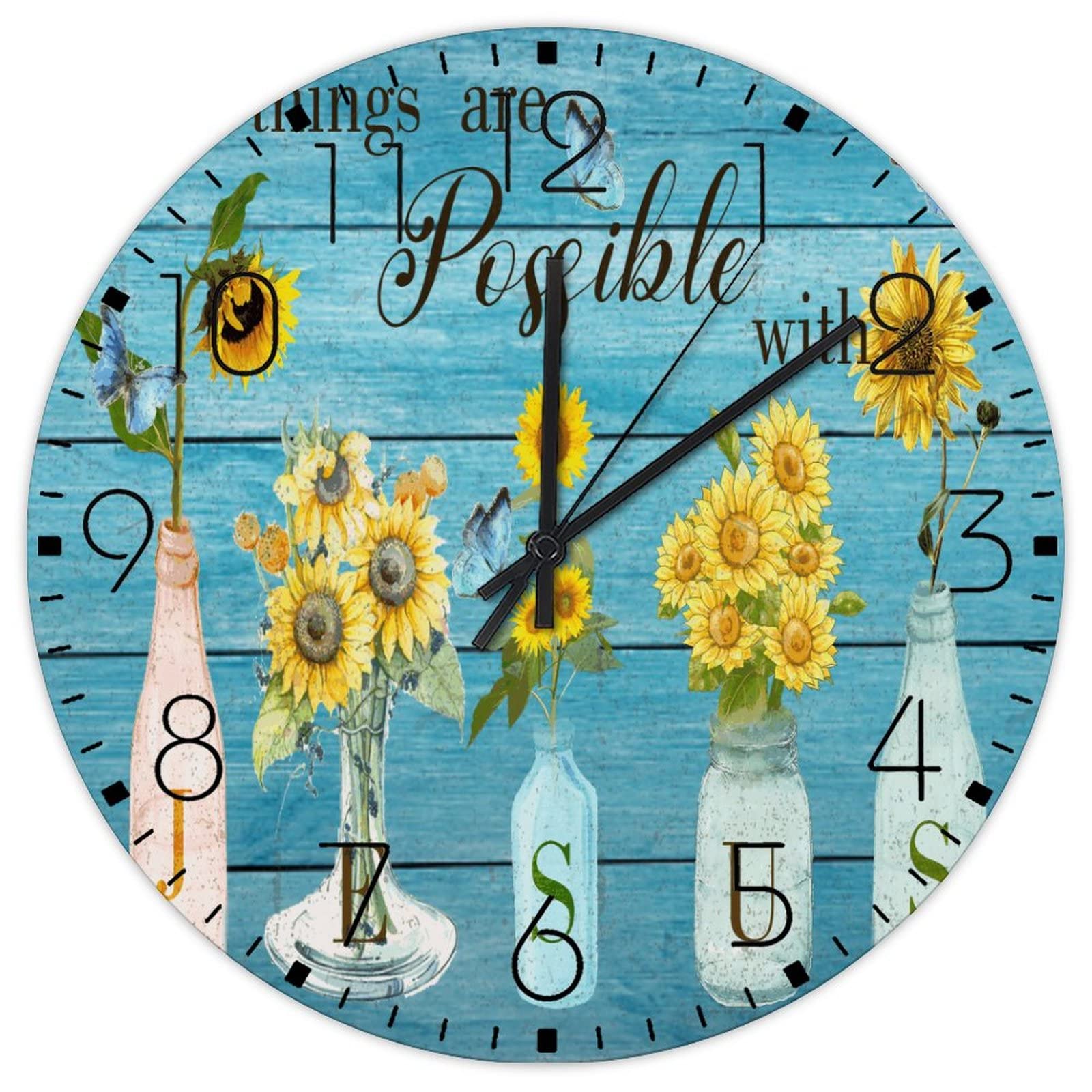 Horloge murale sans tic-tac pour retrouver le calme dans sa salle de bain