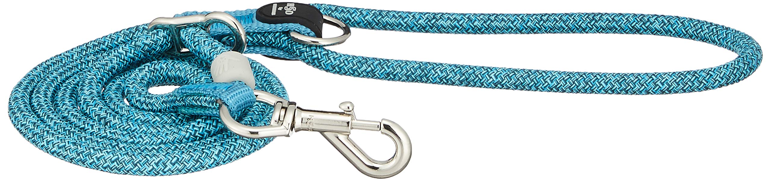 High5Dogs, Leisure Leader Heavy Duty Dog Lead, 125 cm, Ideal for Walks and Adventures Comfortable Grip, Blue, 7 mm Wide
