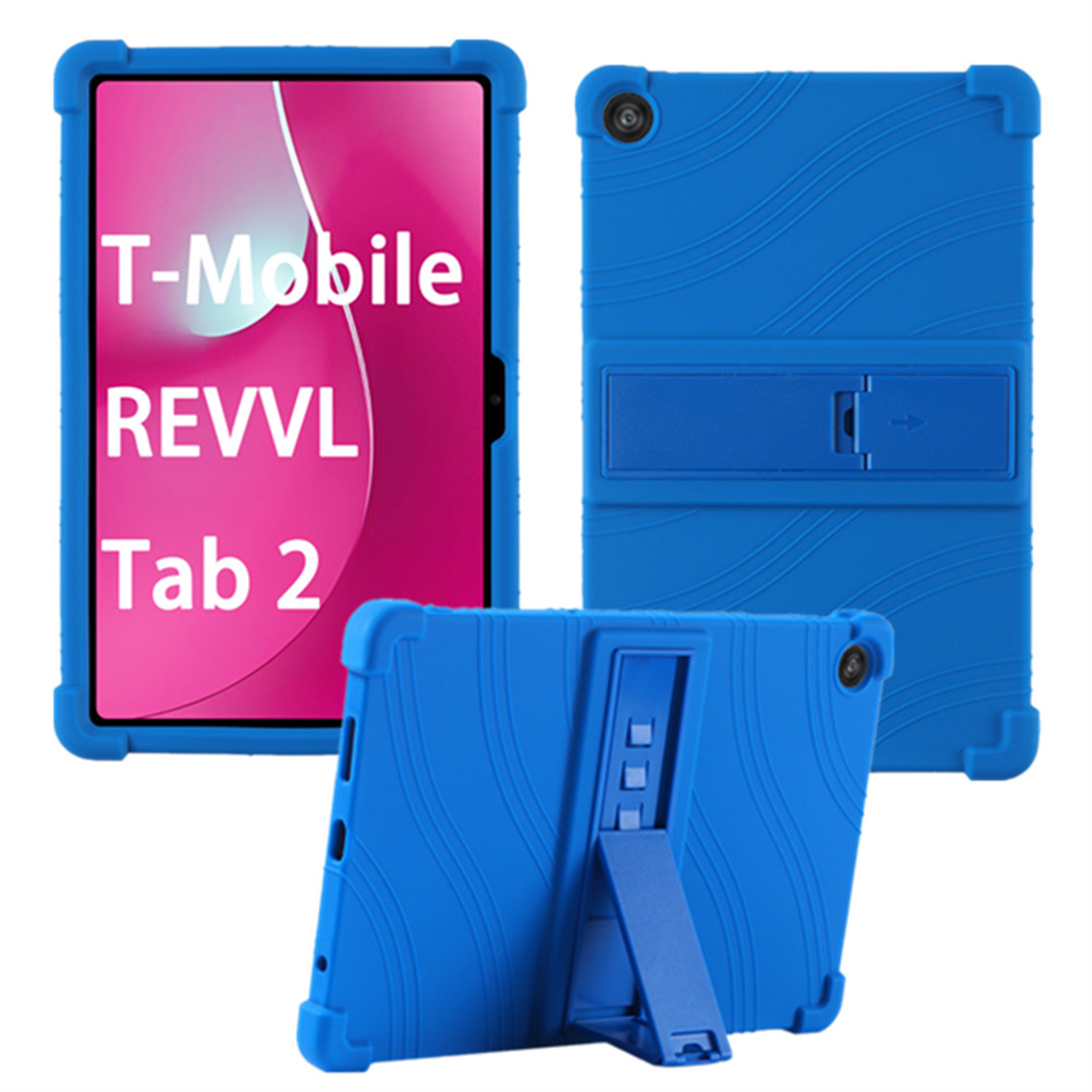 Custodia protettiva resistente compatibile con T-Mobile Revvl tab 2