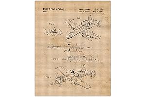 Unframed Vintage Aircraft Photo Prints - Decorate with A10 Warthog Thunderbolt