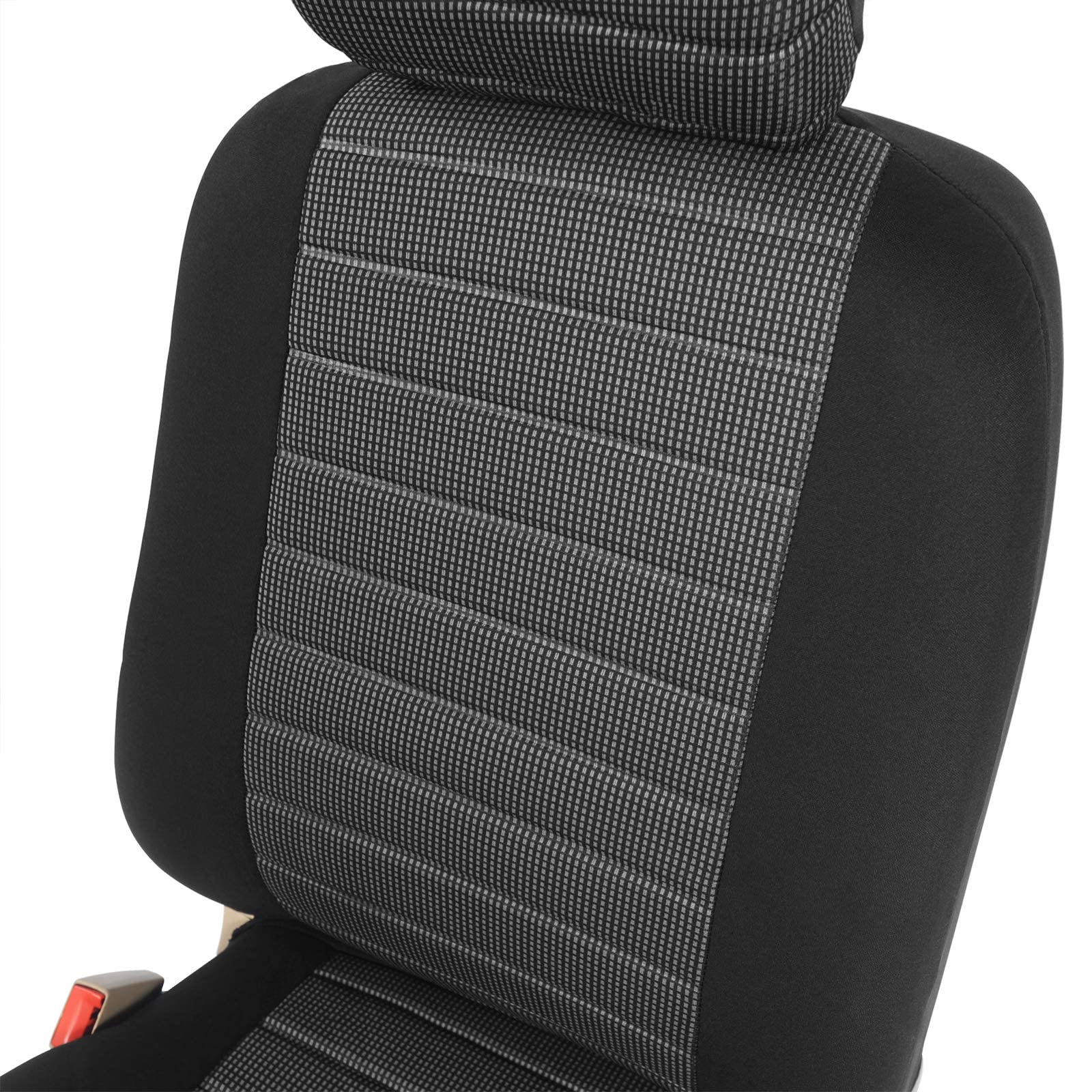 eSituro Set Coprisedili Auto Universale Coprisedili per Macchina a 7 Posti in Poliestere Seat Cover Protezione Sedile SCSC0037