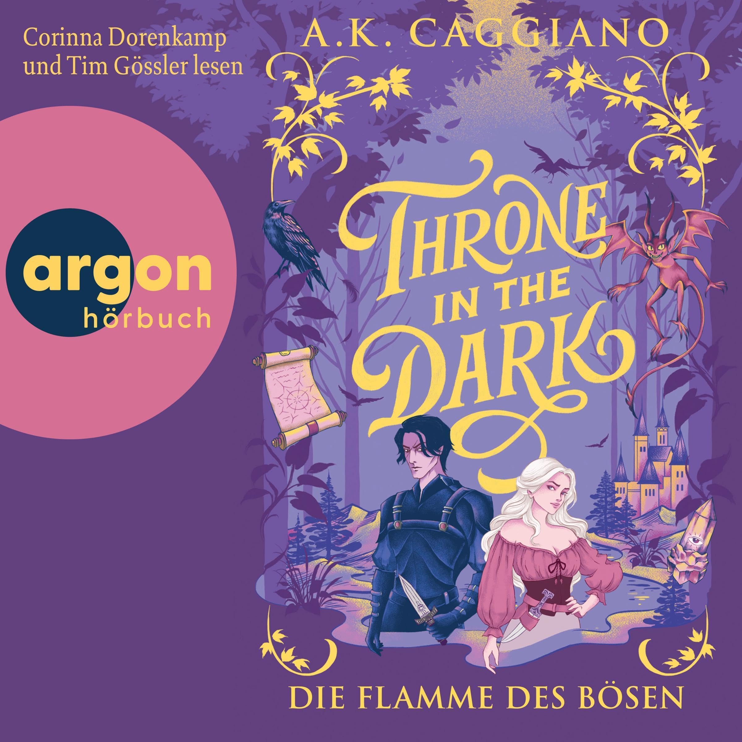 Cover art for Throne in the Dark - Die Flamme des Bösen