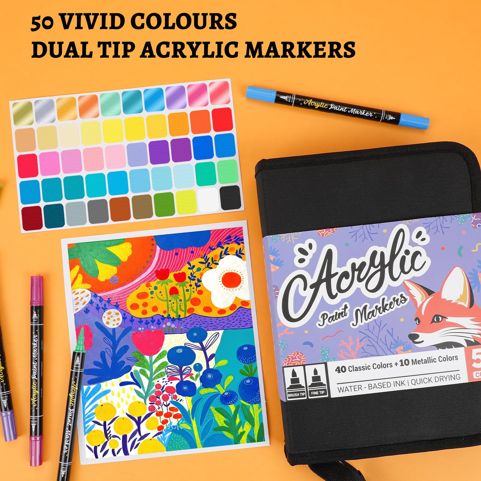 12/60 colori pennarello acrilico k di ptura su roccia per bambini bambini penne per ptura su pietra set ceramica vetro legno artigianato fai da te fornure d'arte  21