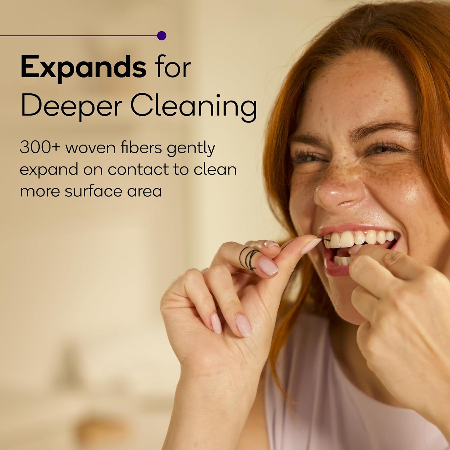 BURST Big Floss Refill Bobbin (273 Yards/XL Spool) | Fits Burst’s Big Expanding Dental Floss Dispenser | Mint Eucalyptus | Expanding Black Floss with Xylitol Coating | Vegan | Paraben Free Tooth Floss