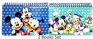 Eemrald DISNEY MICKEY MOUSE SPIRAL AUTOGRAPH BOOKS - 2 BOOKS SET (MickeyMinnie&Friends)