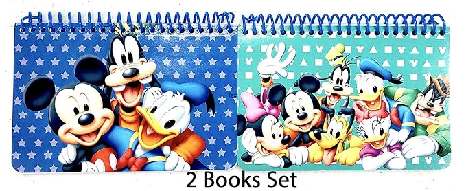 Disney Mickey & Minnie Spiral Autograph Books 2-Book Set