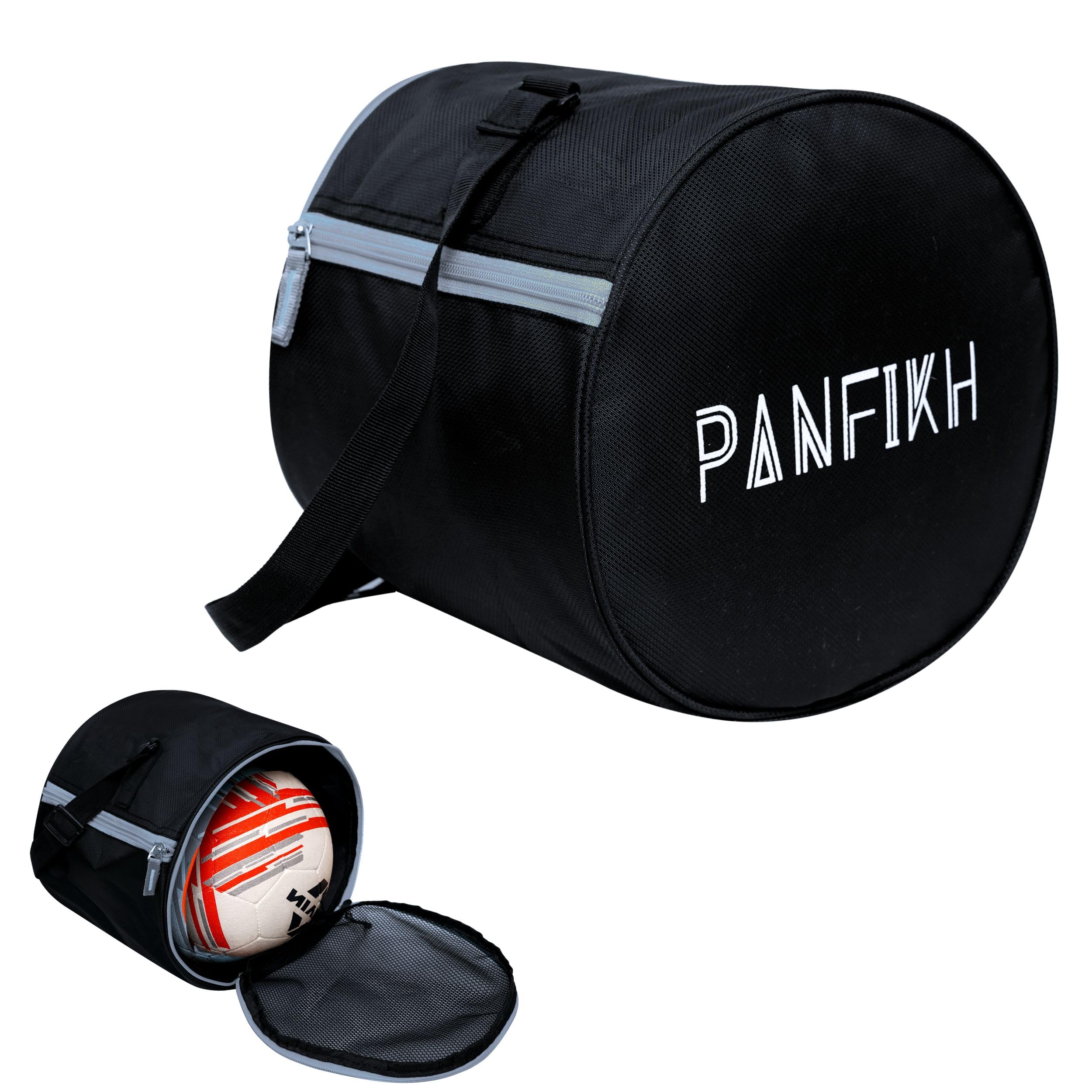 PANFIKH Sleek Black Football Bag - Your Ultimate Companion for Carrying Football Gear in Style and Convenience - (Black)…-picture-21