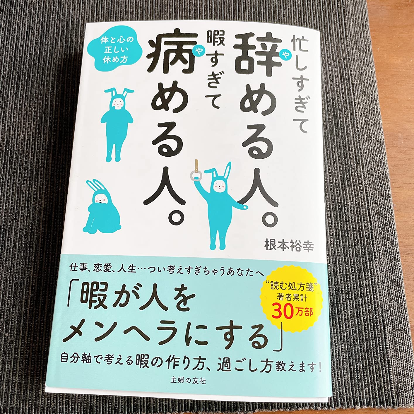 『忙しすぎて辞める人。暇すぎて病める人。』書影
