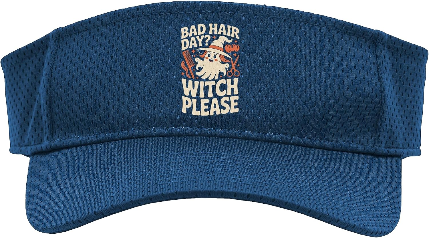 Bad Hair Day Witch Please Halloween Hair Sport Sun Visor