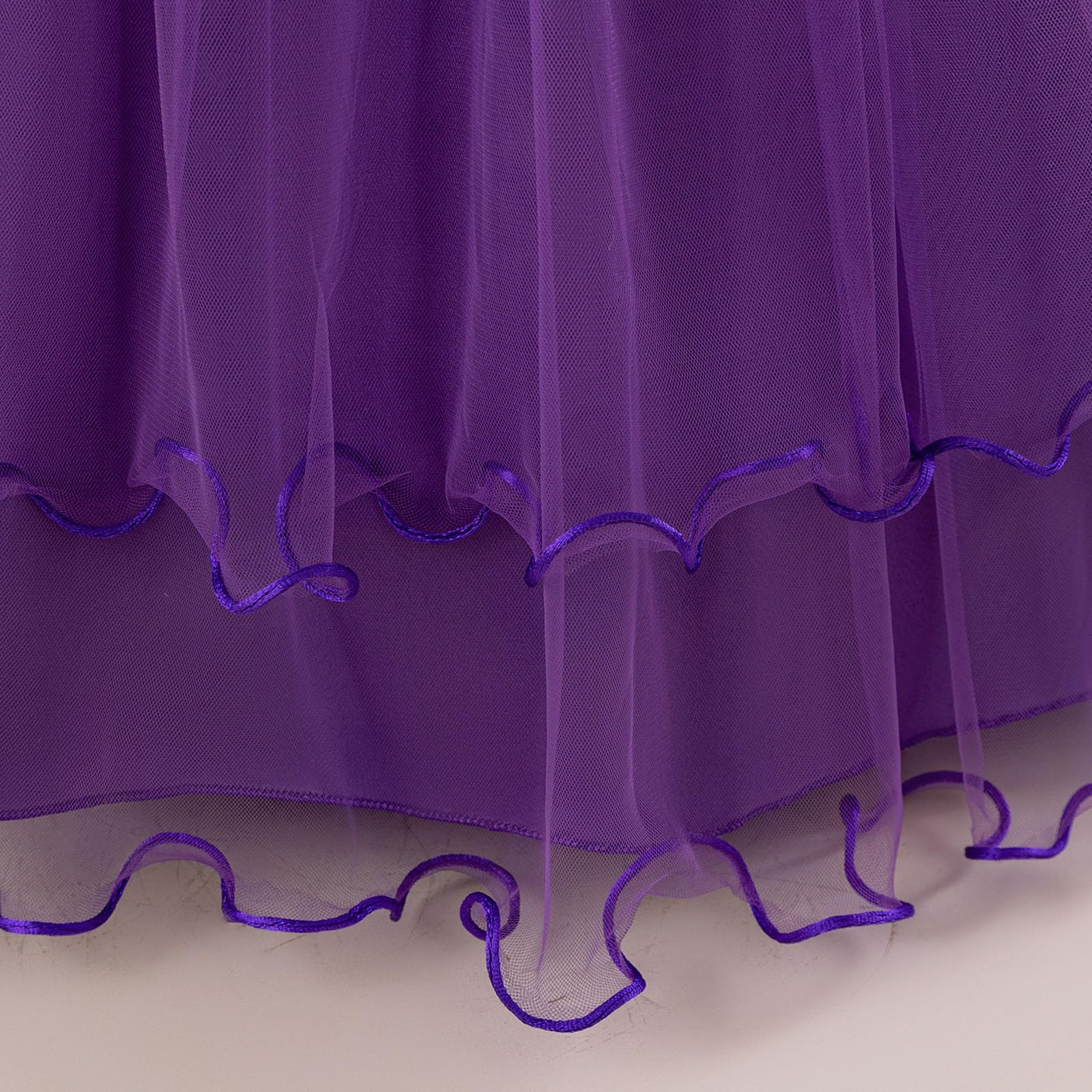 Vestido Elegante niña 7-12 años Hombros Descubiertos tutú, Boda Fiesta Informal
