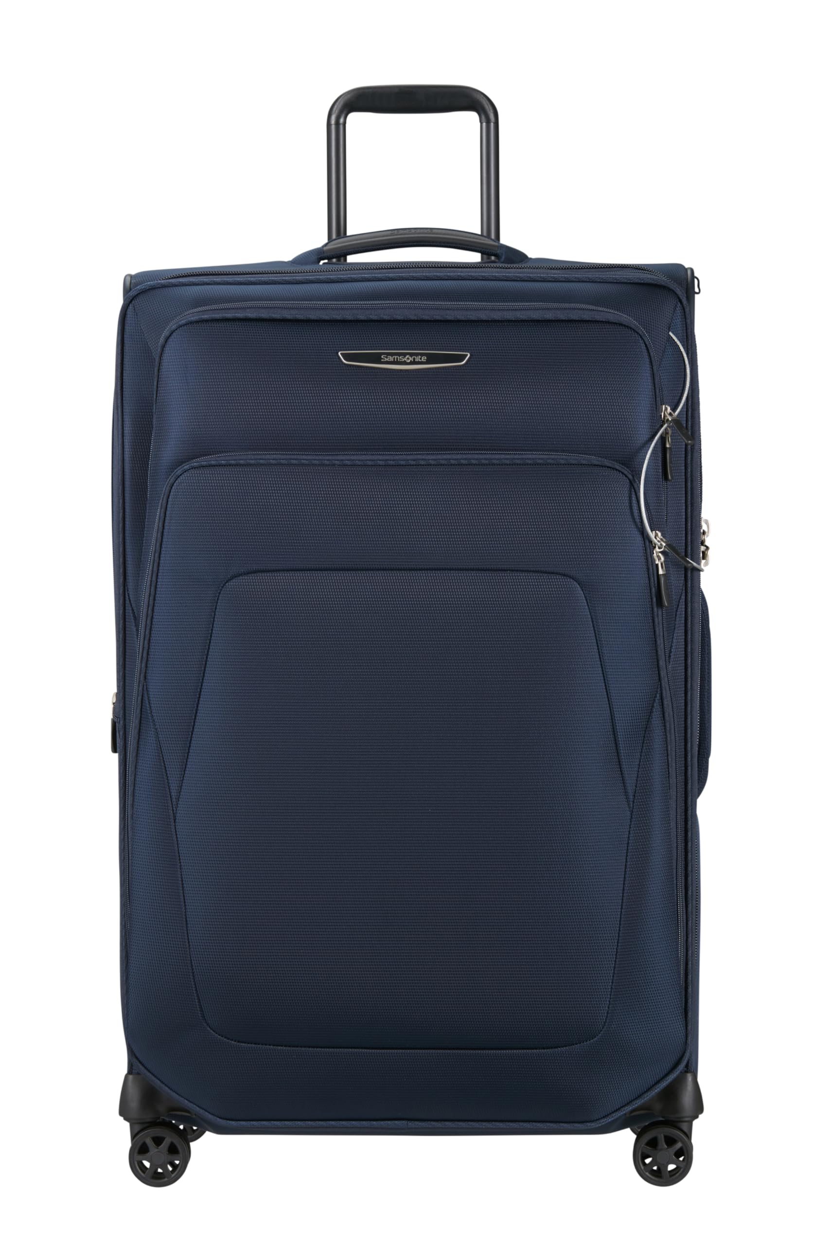 Samsonite Spark SNG Eco - Valigia Morbida 79 cm Grande - Trolley con 4 Ruote, Lucchetto TSA, Leggera & Espandibile - Blu (Midnight Blue)