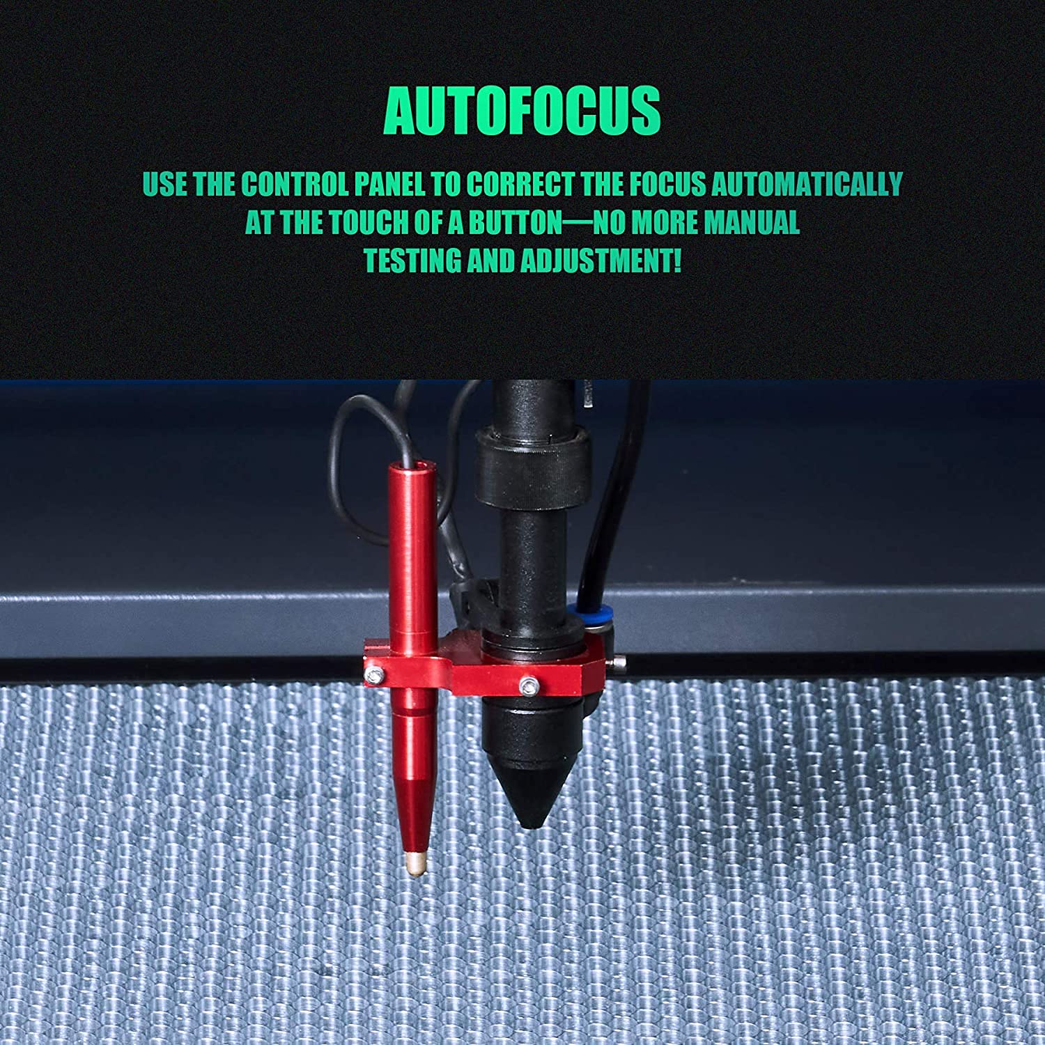 OMTech 80W CO2 Laser Engraver and Cutter with 24x35 Inch Auto Lift