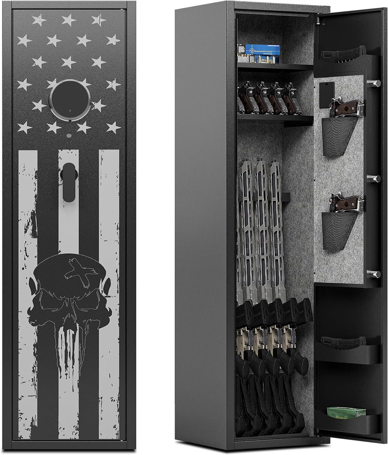 Amazon.com: Yiosotne 3-5 Digital Large Rifle Safe for Home Rifle and ...