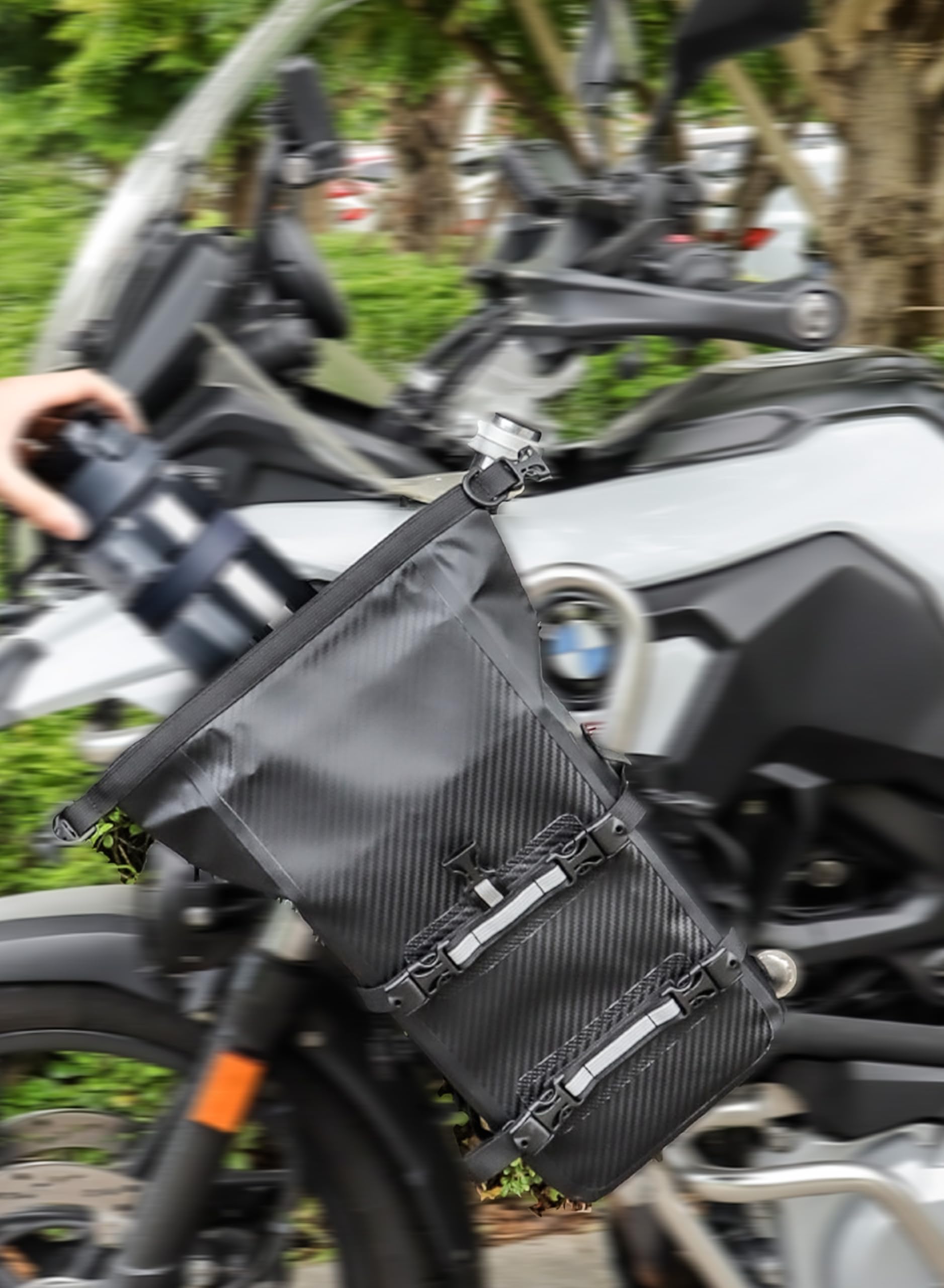 AUMTISC Torba na siodełko rowerowe torba na siodełko rowerowe torba na rower MTB 9,5 x 8,5 x 39 cm 2,5 l
