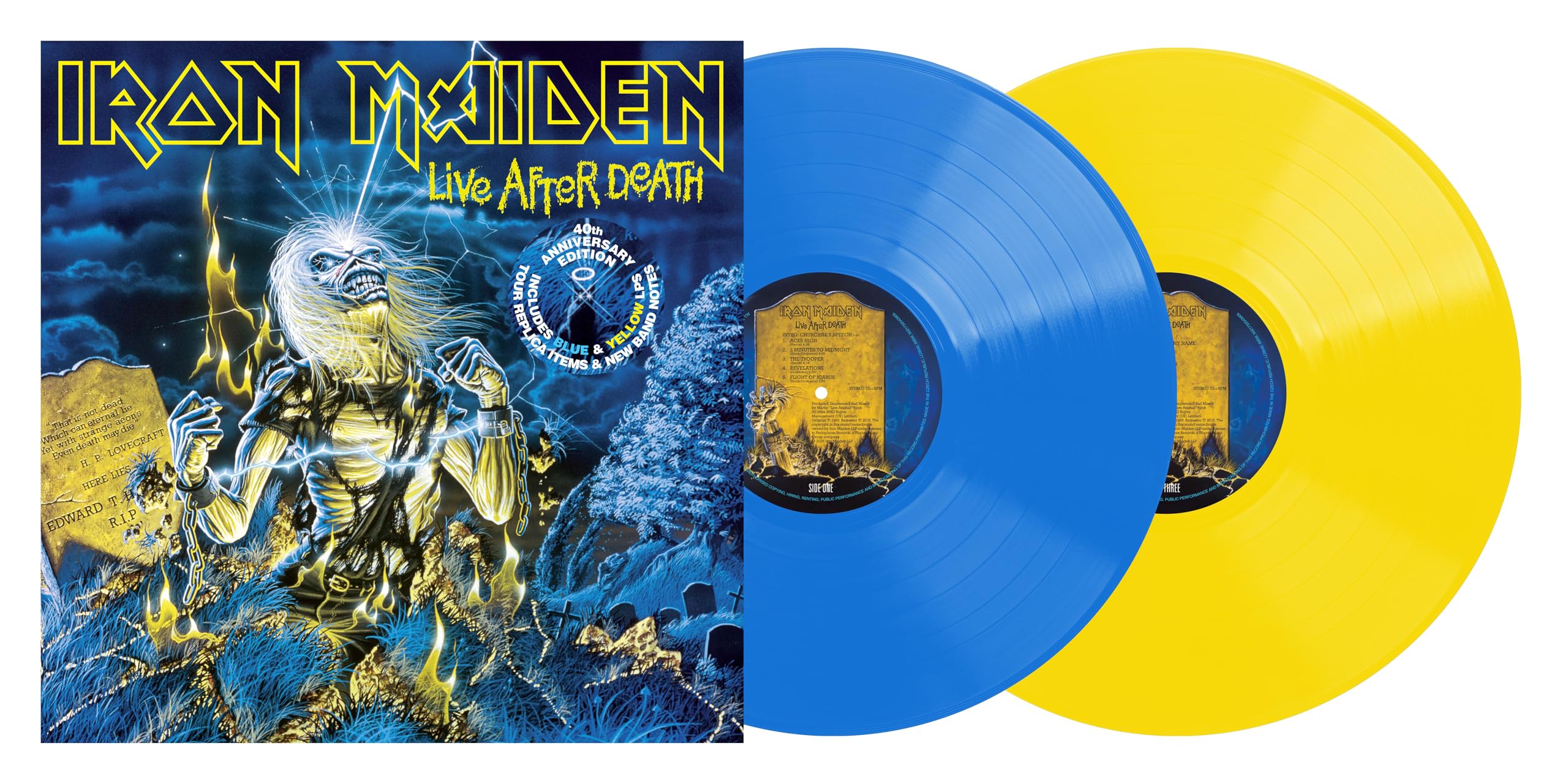 Live After Death (40Th Anniversary Blue & Yellow Limited Edt.)