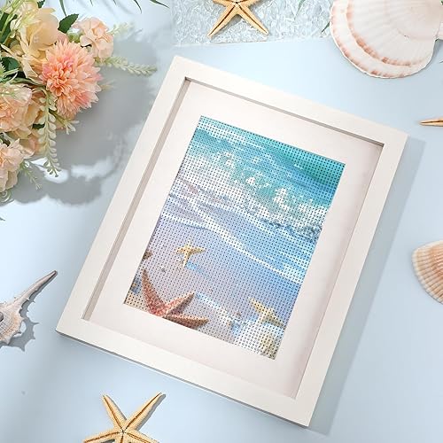 Miniatura 6 de Frienda Juego de 6 piezas de pintura de diamantes de 12 x 16 pulgadas, paisajes abstractos 5D, arte de diamantes, manualidades de taladro redondo