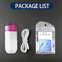 Vista 7 de Luz de buceo, luces de marcador para buceo, linterna de buceo con baterías de botón, mini tanque de buceo linterna impermeable para 328.1 ft