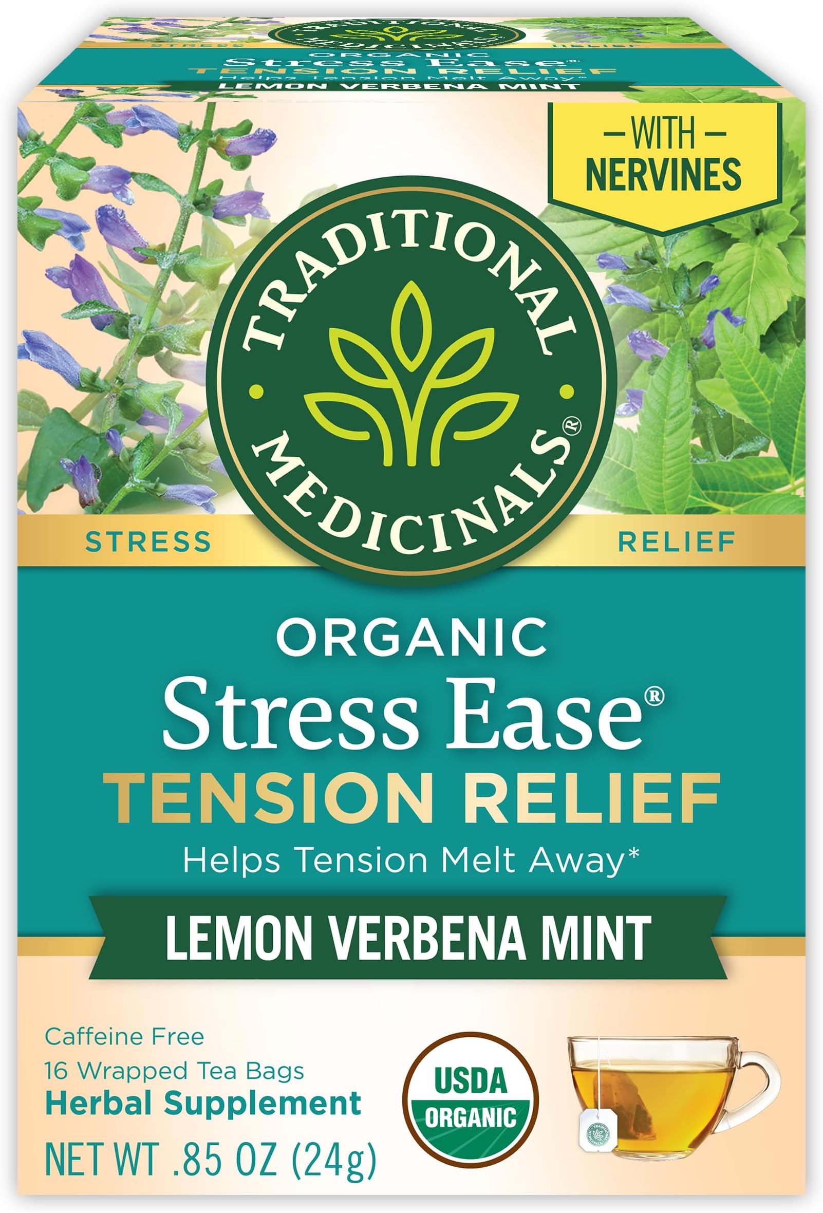 Amazon.com : Traditional Medicinals Tea, Organic Chamomile & Lavendar ...