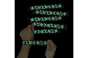 Glow-in-the-Dark Pirate Slap Bracelets for Spooky Halloween Shenanigans