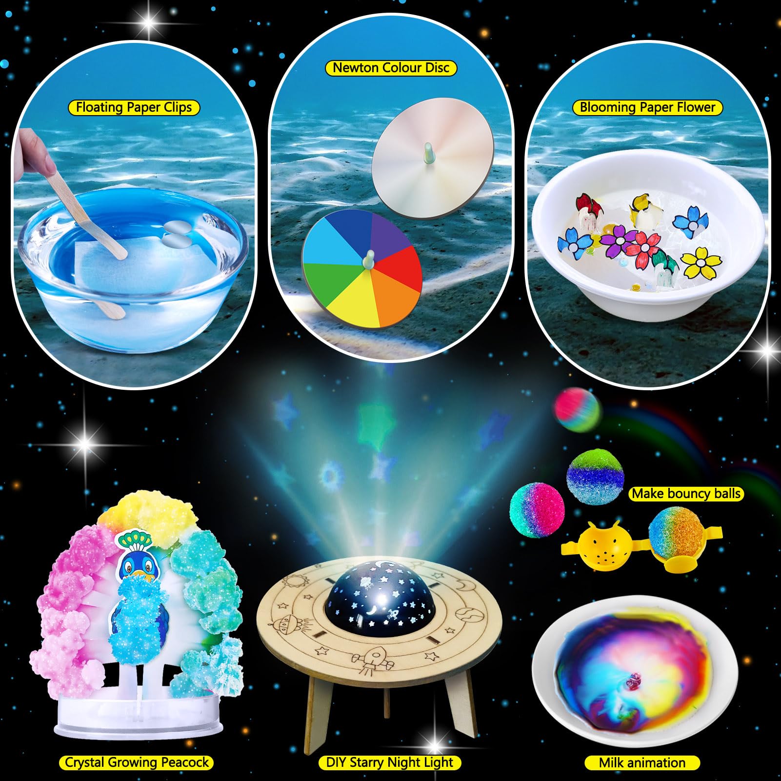 PATIFEED 310 Experimente für Kinder Chemielabor
