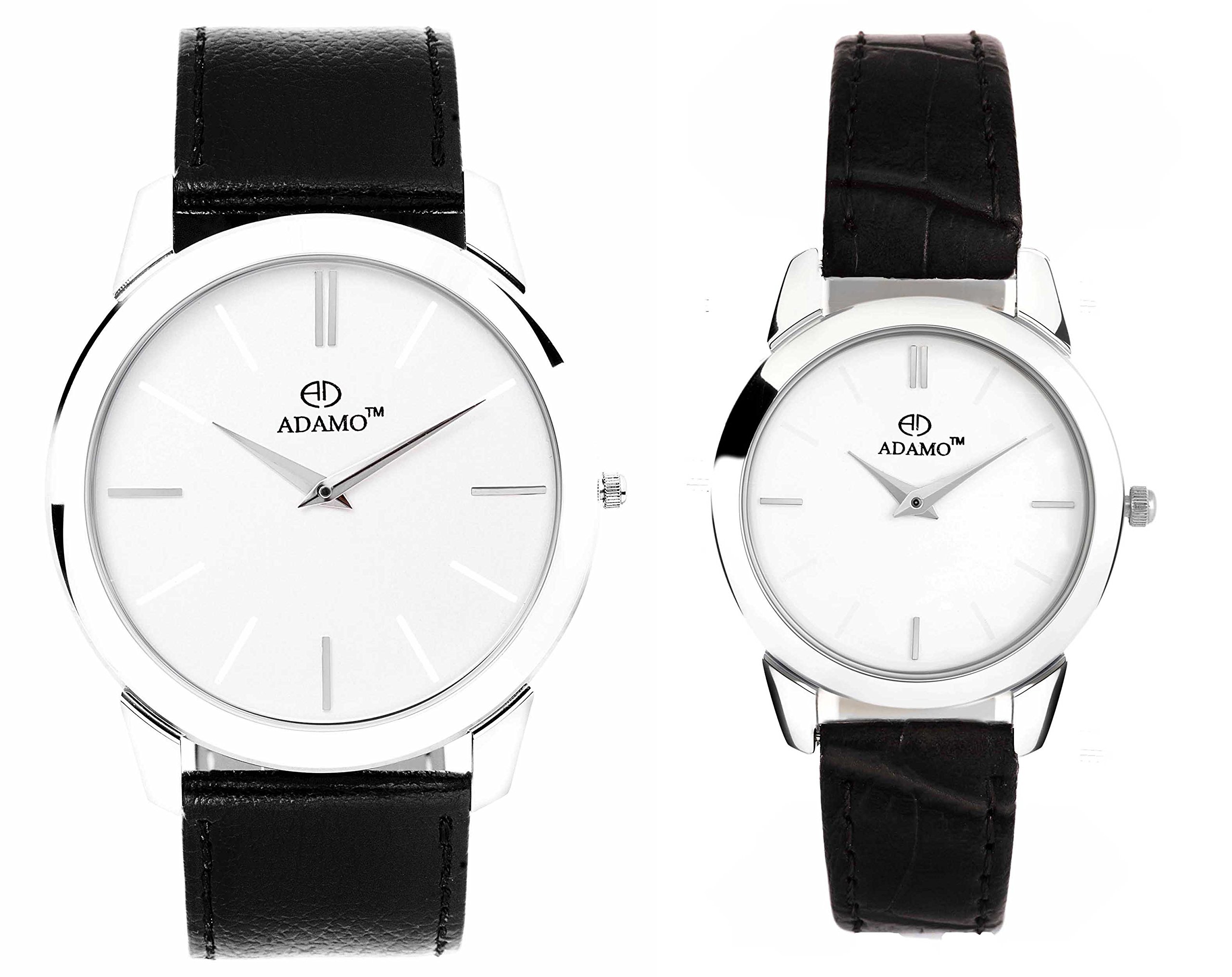 ADAMO Slim Couples Wrist Watch AD6472SL01 (B01HC5P212) Amazon Price History, Amazon Price Tracker