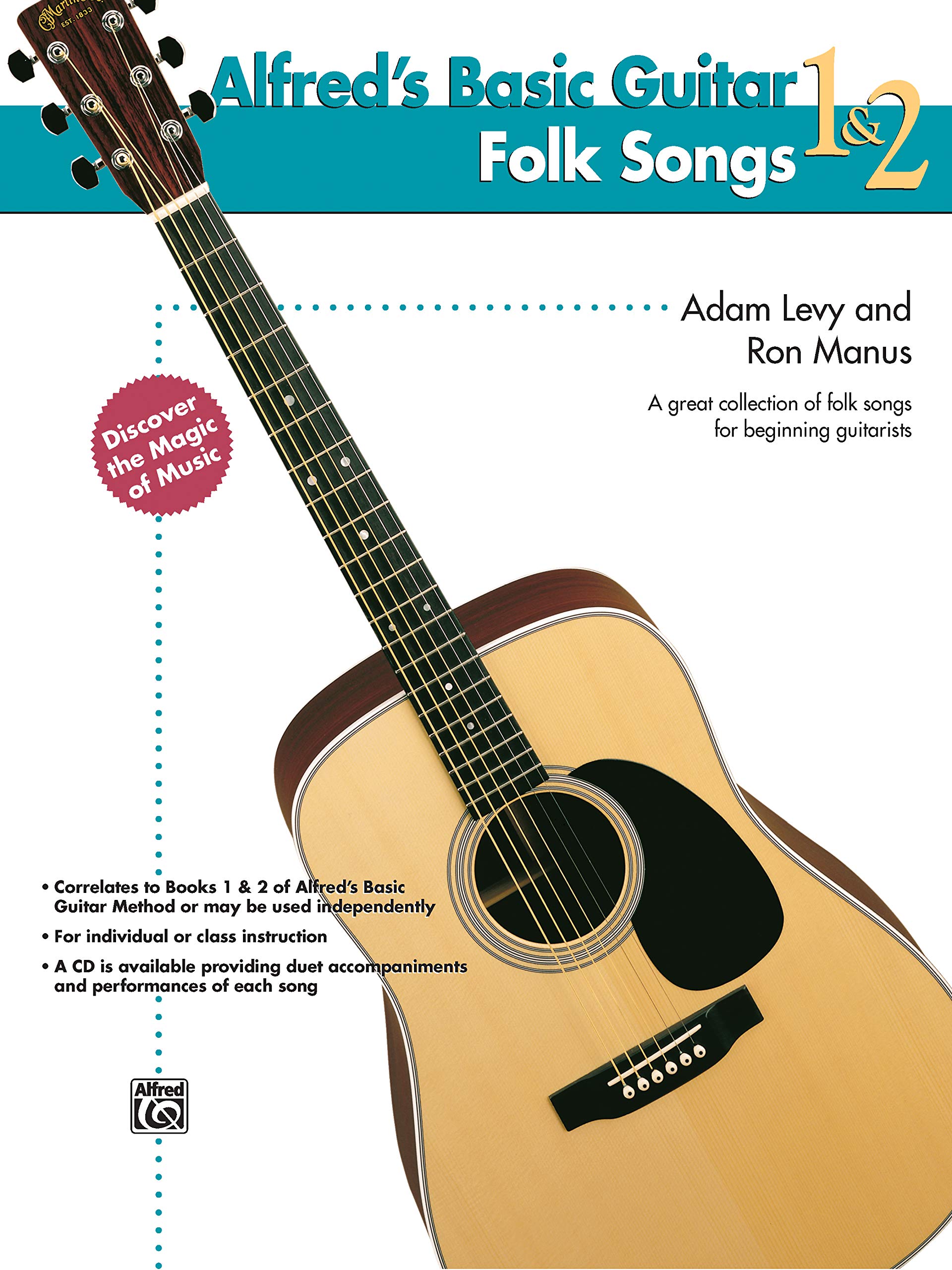 Alfred Music Basic Guitar Folk Songs 1 & 2