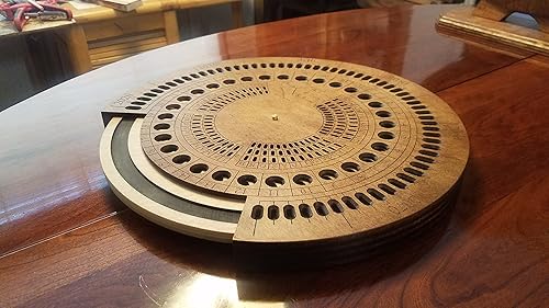 Vista 3 de Moon Wheel, 60 year kinetic lunar phase calendar